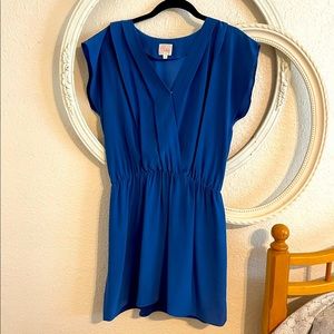 Beautiful Parker royal blue mini dress, Lg